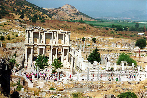 Ruins at Efes -- Ephesus, Turkey