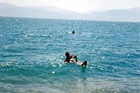 Tourist shot at the Dead Sea :: Israel