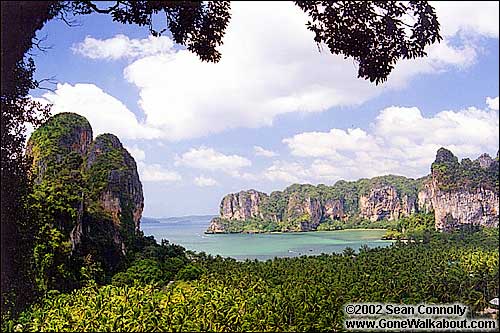 Looking out over Raileh West -- Krabi, Thailand