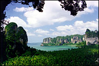 Looking out over Raileh West :: Krabi, Thailand