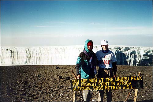 Uhuru Peak, Top of Kilimanjaro -- Mt. Kilimanjaro, Tanzania