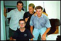 Sean, James, Gaven, and Andy on New Year's Eve :: Cairns, Australia
