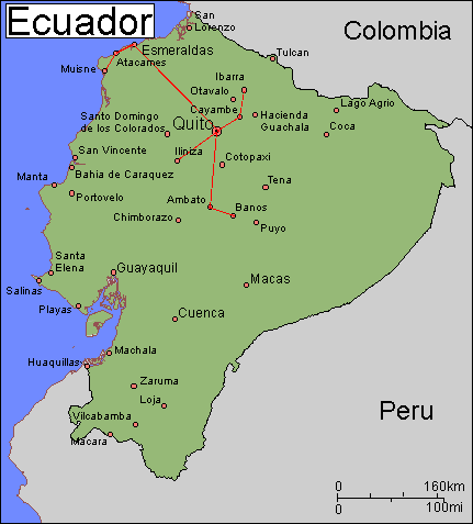 Ecuador Map