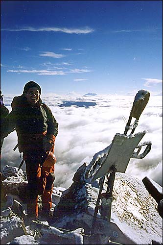 Summit of Vulcan Illiniza Norte, 5116m -- Illiniza Norte, Ecuador