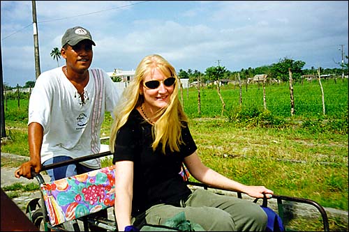 Walk? Who needs to walk? -- Muisne, Ecuador