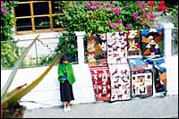 These blankets are everywhere in Ecuador and Venezuela :: Banos, Ecuador