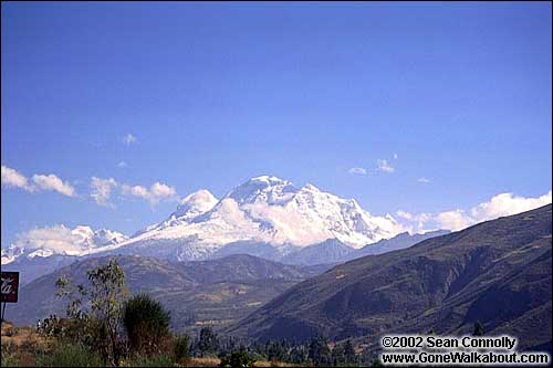 View of the Cordillera Blanca from the Pan-American Highway - Huischca (13,100') -- Cordillera Blanca, Peru