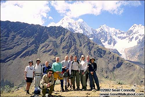 Most of the group -- Cordillera Blanca, Peru