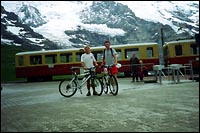 Bob and I at the top of Jungfraujoch :: Interlaken, Switzerland